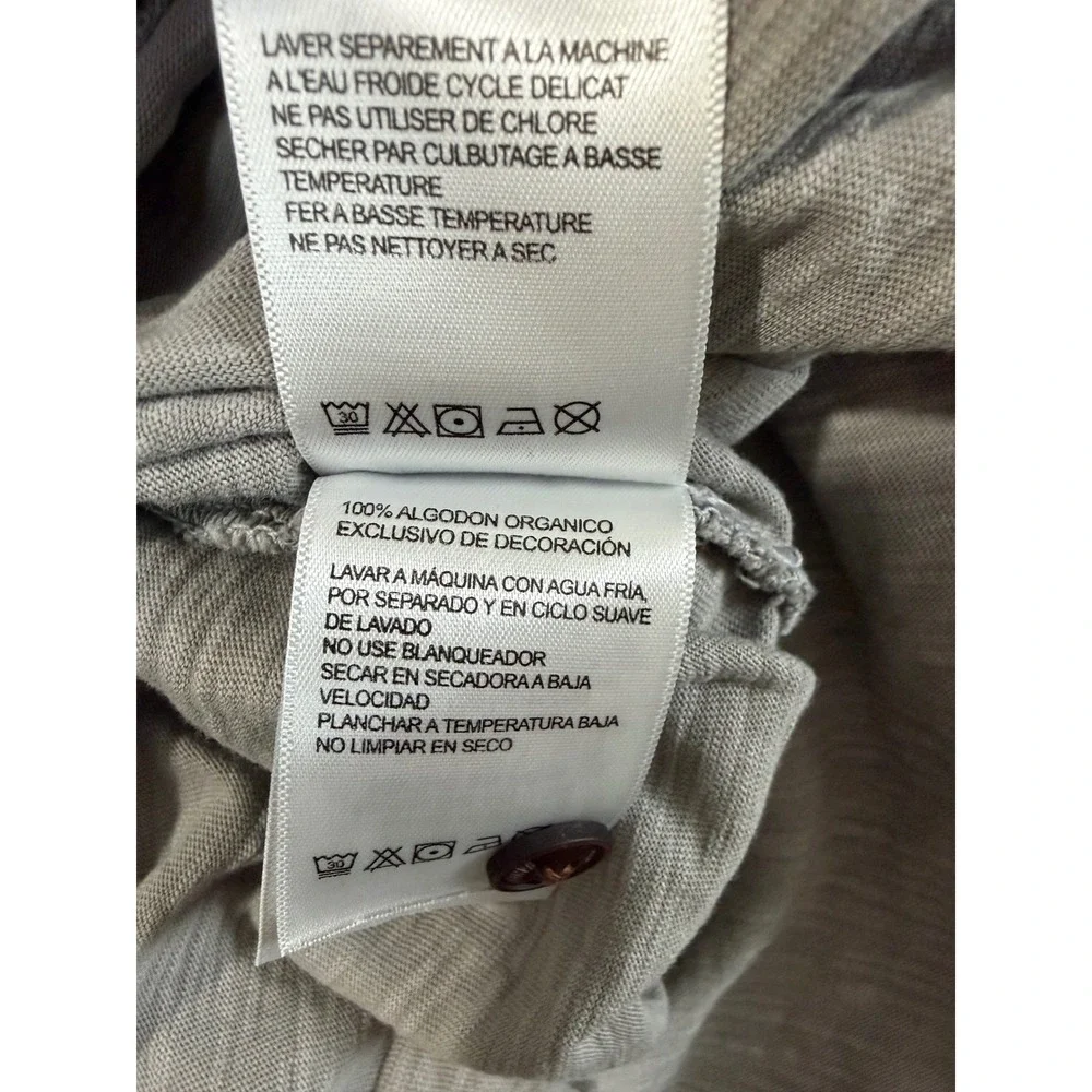 Tommy Bahama Polo Shirt Men's‎ 3XLB Big Grey Organic Cotton Short Sleeve